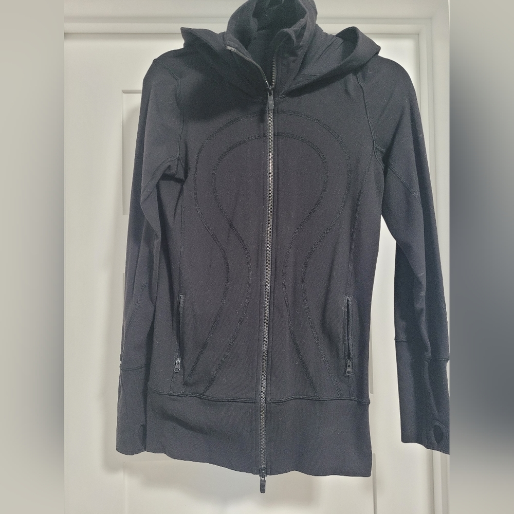 Lululemon Stride Jacket/mock neck hoodie size 6